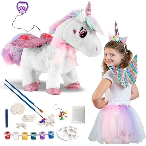 Other - Brand New Girls Unicorn Gift Set Remote Control Plush, Costume, Painting Craft